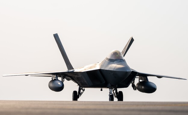 מטוס F-22 (צילום: לפי סעיף 27 א')