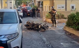 זירת פיצוץ הקטנוע בשכונת התקווה