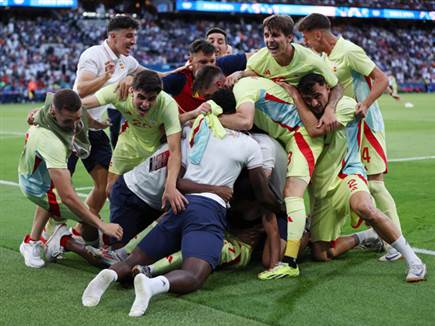 אחרי היורו, ספרד כבשה גם את הטורניר האולימפי (Getty)