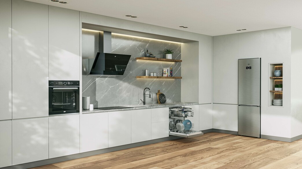 מטבח עם מדיח כלים מטבח עם מדיח כלים