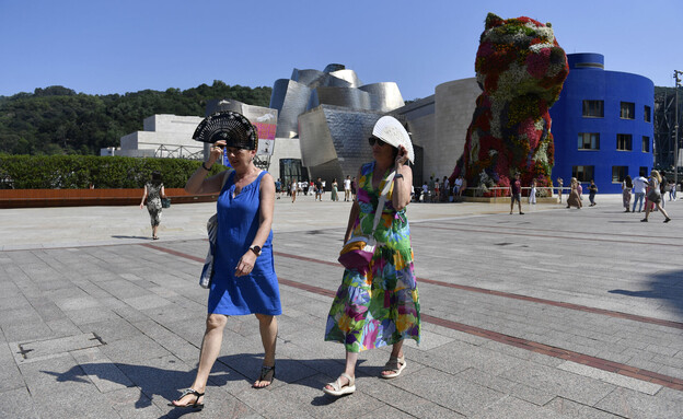 גל חום ספרד (צילום: ANDER GILLENEA, getty images)