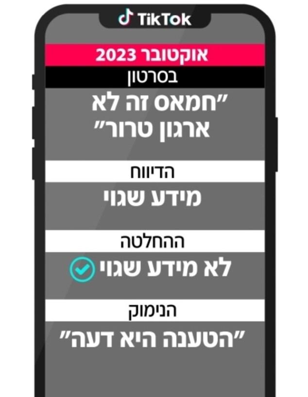 ההחלטות האנטי ישראליות בטיקטוק (אינפוגרפיקה: N12)