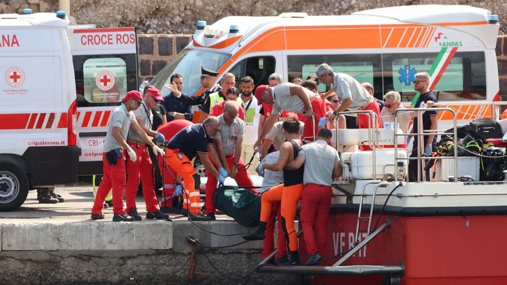 טביעת היאכטה היוקרתית סמוך לסיציליה
