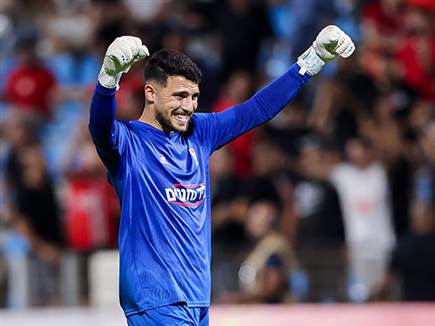 אבו ניל. שער נקי ראשון כבר יש לו העונה (צילום: מאור אלקסלסי)