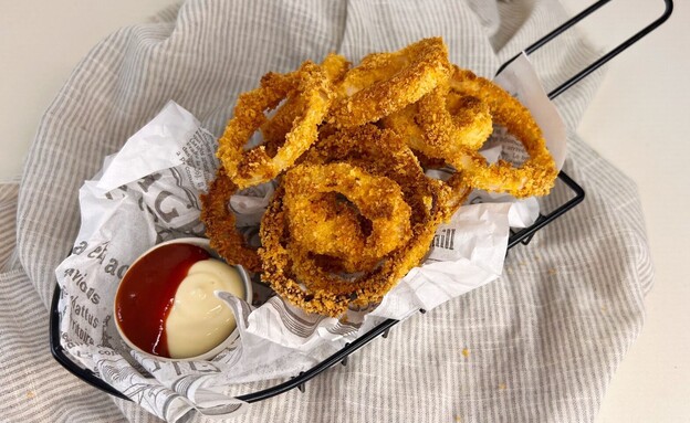 טבעות בצל אפויות