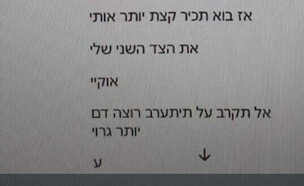 האיומים כלפי השוטרים