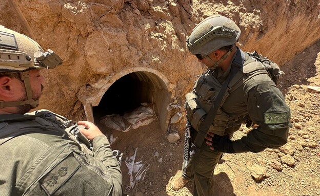 הכוחות והתוואי שנחשף (צילום: דובר צה