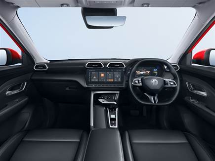 מסך מגע גדול אבל לוח שעונים דיגיטלי צנוע