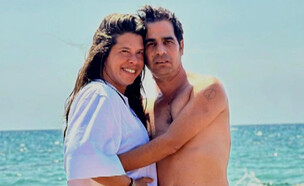 אביב גפן ושרון קאופמן (צילום: גיא פינס, קשת 12)