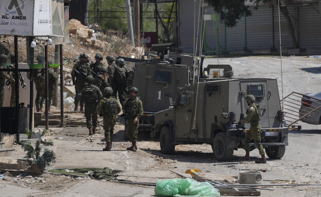 מבצע של כוחות הביטחון ביהודה ושומרון (צילום: AP)