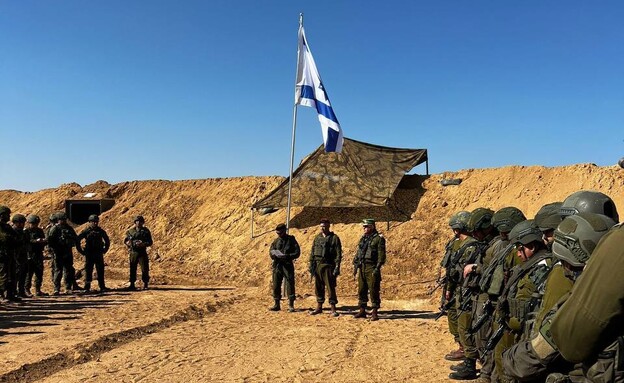 תת אלוף ברק חירם מקבל את הפיקוד על אוגדת עזה 