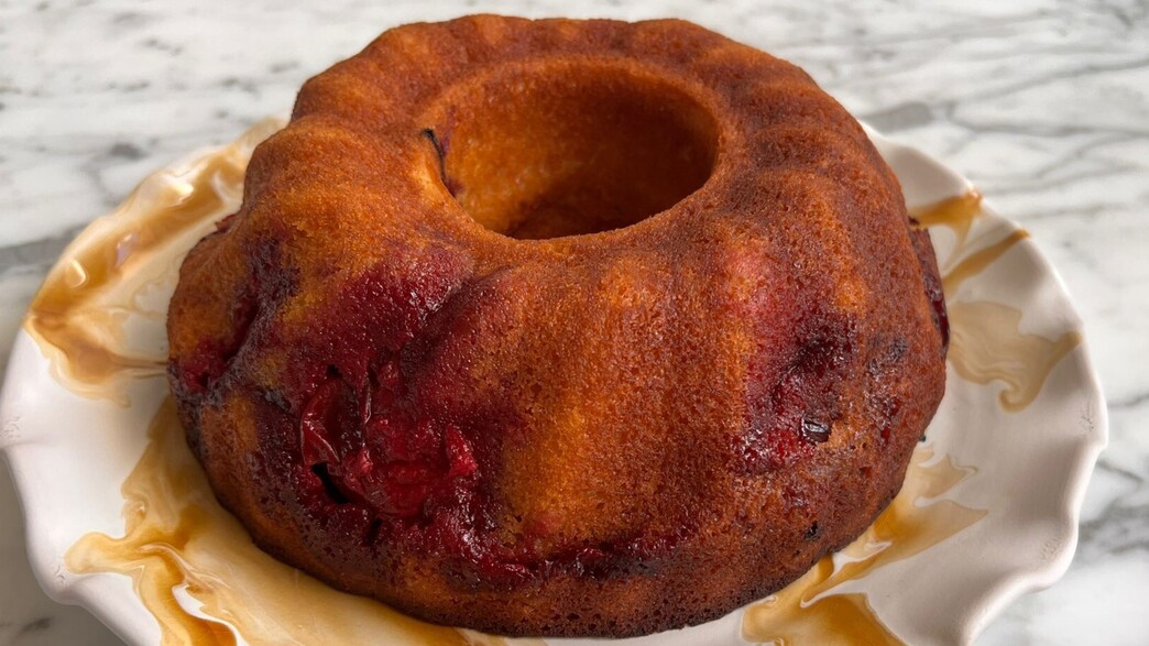 עוגת שזיפים קלה ומעולה