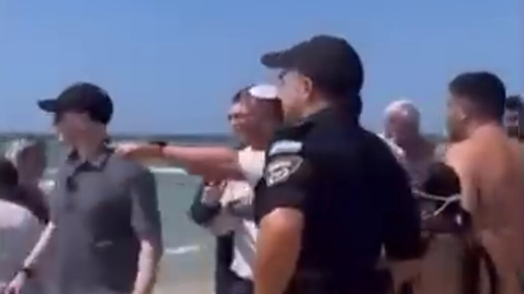 זריקת חול לעבר בן גביר 