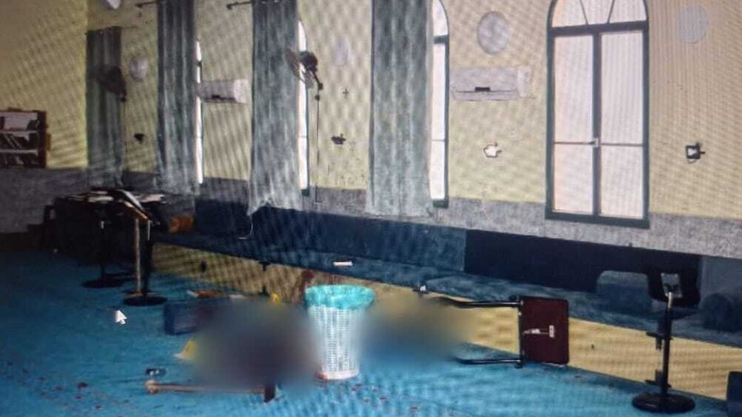 זירת רצח במסגד בטמרה זירת רצח במסגד בטמרה