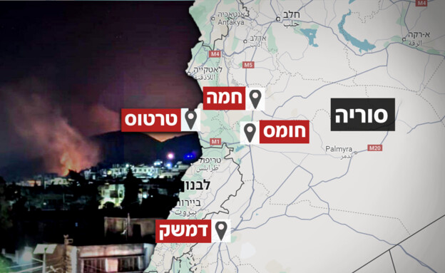 מוקדי התקיפות בסוריה