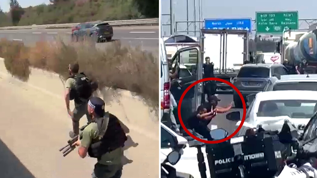 מעצר חשודים בכביש 6 מעצר חשודים בכביש 6