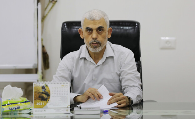 Yahya Sinwar, líder de Hamás, en la Franja de Gaza (Foto: Ashraf Amra/Agencia Anadolu vía Getty Images)