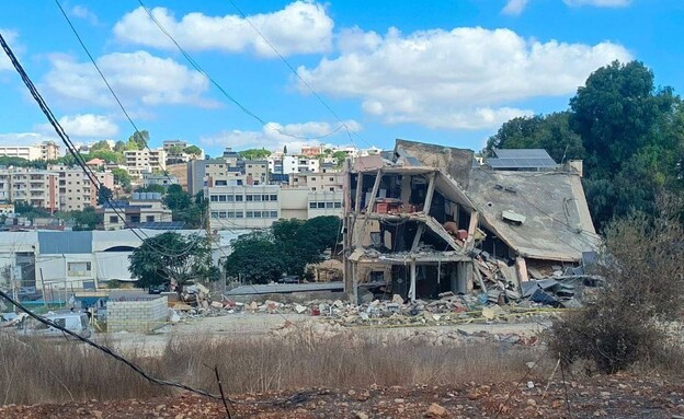 זירת התקיפה בכפר רומאן שבאזור נבטיה