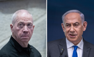 בנימין נתניהו, יואב גלנט (צילום: פלאש 90)