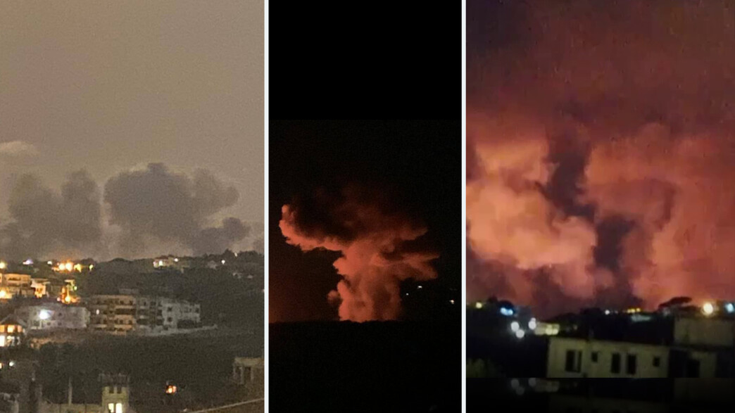 תקיפות נרחבות בלבנון