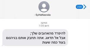 הודעות מלחיצות שנשלחו לישראלים (צילום: צילום מסך)