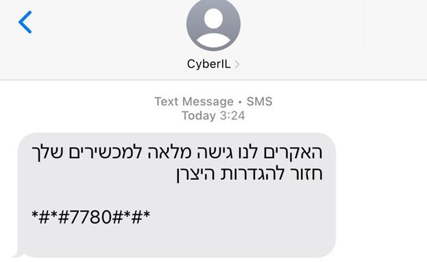 הודעות מלחיצות שנשלחו לישראלים (צילום: צילום מסך)