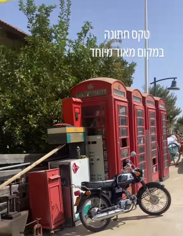 החתונה של עינב ורז (צילום: רשתות חברתיות)