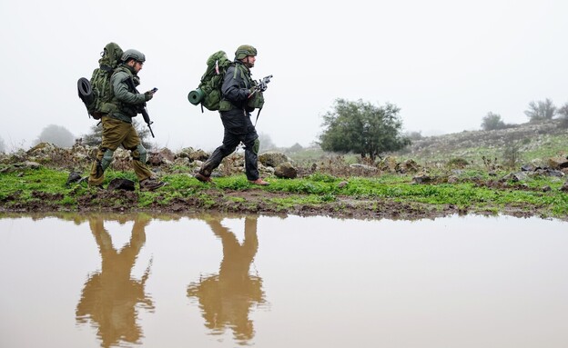 גדוד צנחנים בחזית הצפונית (צילום: אליאב מייסון)