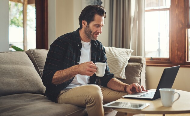 עבודה מהבית (צילום: PeopleImages.com - Yuri A, shutterstock)