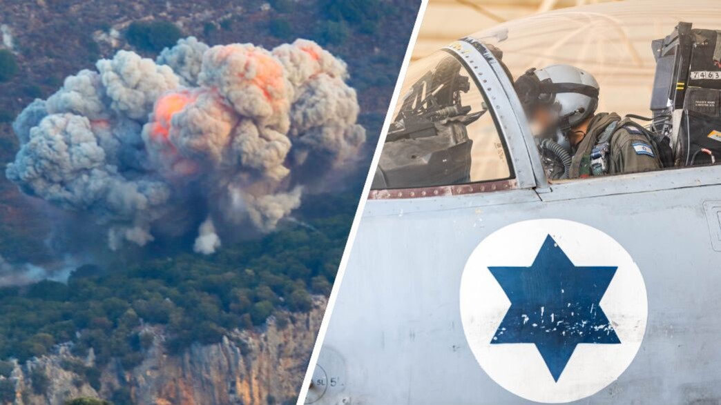 לבנון תחת אש (צילום: דובר צה"ל | RABIH DAHER/AFP via Getty Images)