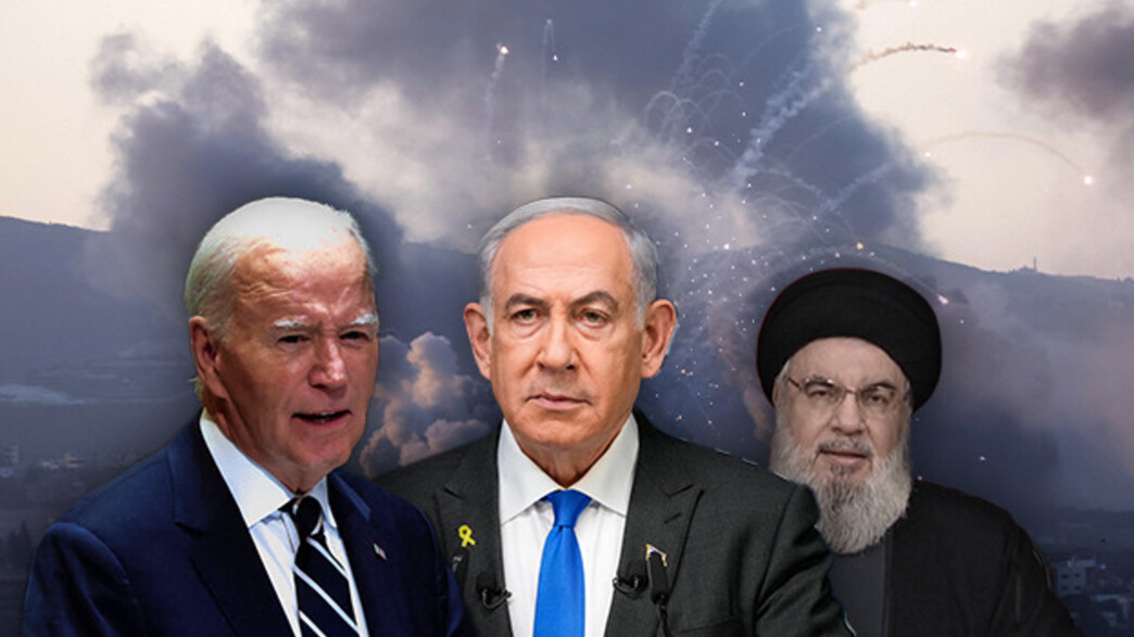 בנימין נתניהו, ג'ו ביידן וחסן נסראללה