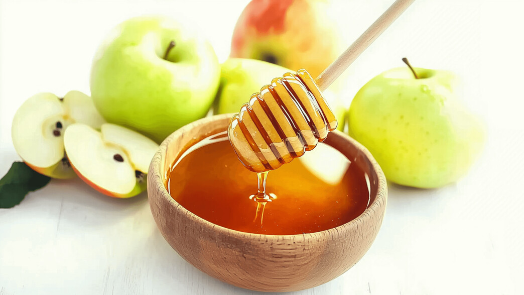 תפוחים ירוקים ודבש תפוחים ירוקים ודבש