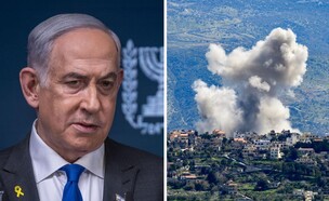 נתניהו, תקיפה בלבנון  (צילום: FLASH 90 \ AP)