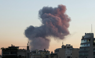 תקיפה בדאחיה, ביירות (צילום: reuters)