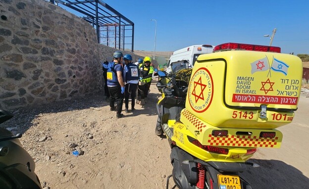 פצוע מרסיסים בגליל התחתון (צילום: דוברות מד