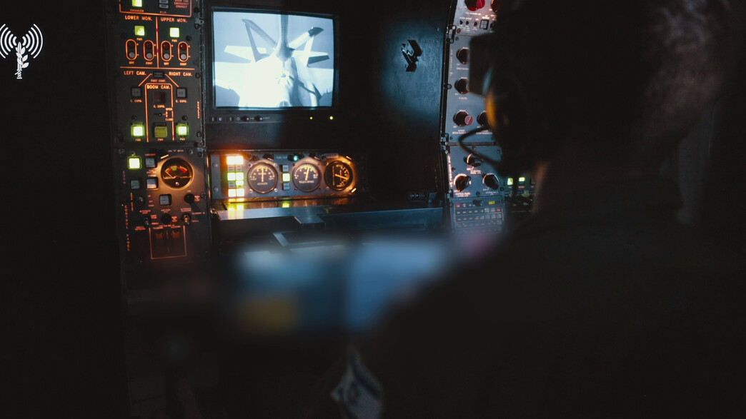 תיעוד ממטוסי התדלוק בדרך לתקיפה בתימן 