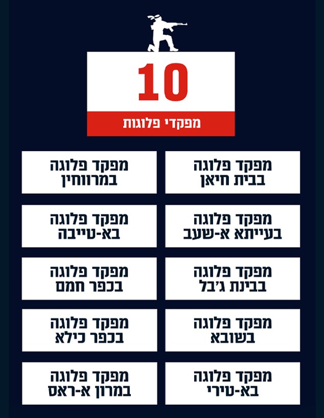 פירוט חיסולי צה