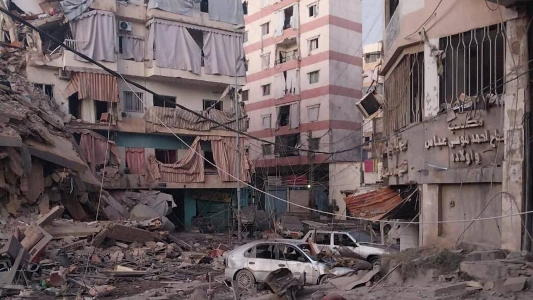 ההרס בביירות לאחר תקיפות צה"ל