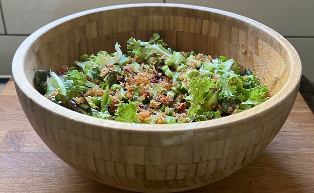 תוספת ממכרת. סלט אורז קריספי