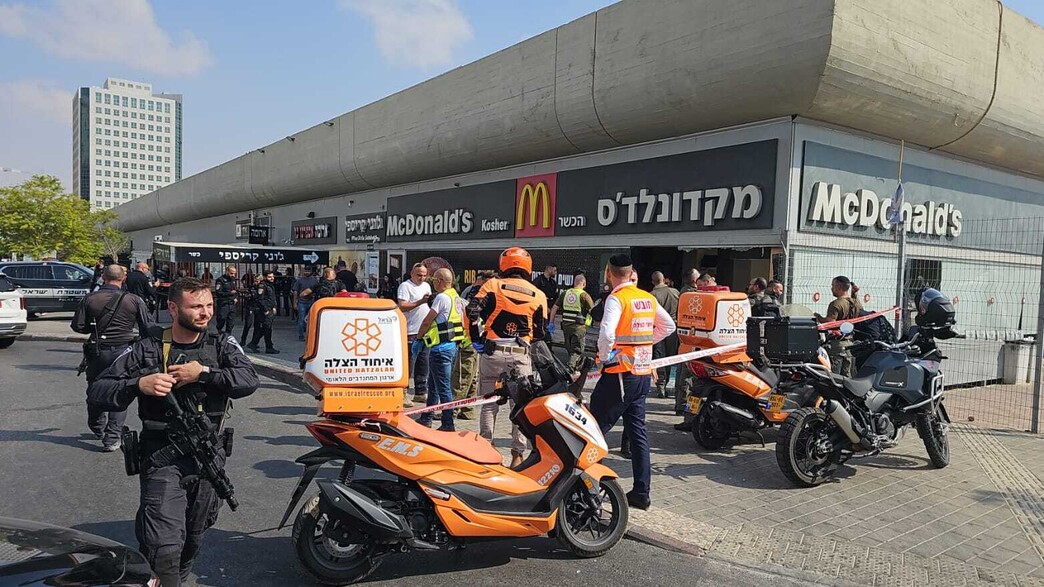 זירת הפיגוע בבאר שבע זירת הפיגוע בבאר שבע