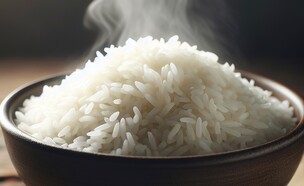 מנת אורז לבן (צילום: SHUTTERSTOCK)