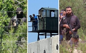 פעילי הארגון בגבול (צילום: שי לוי)