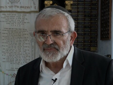 הרב שלמה חדד, חזן בית הכנסת העתיק אבוהב בצפת (צילום: חדשות)
