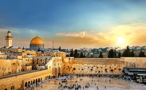 הכותל המערבי ביום כיפור (הדמיה: mako)