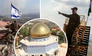 פסל בכיר הטרור שעמד באזור שבו הונף הדגל (צילום: MAHMOUD ZAYYAT/AFP via Getty Images, מתוך תיעוד שעלה ברשתות החברתיות, שימוש לפי סעיף 27א' לחוק זכויות יוצרים)