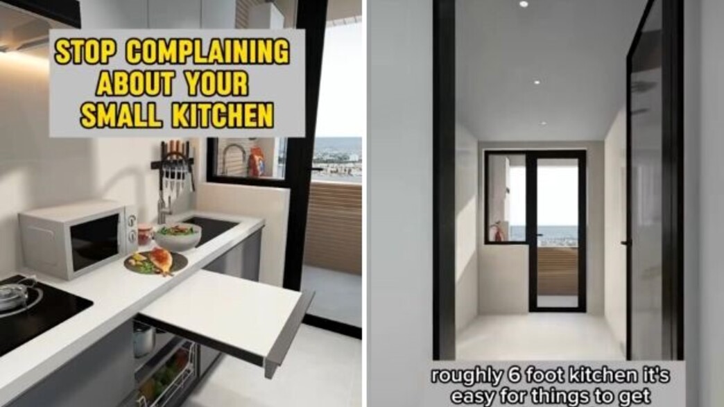 תכנון למטבח קטנטן של סטודיו גרייס בהודו