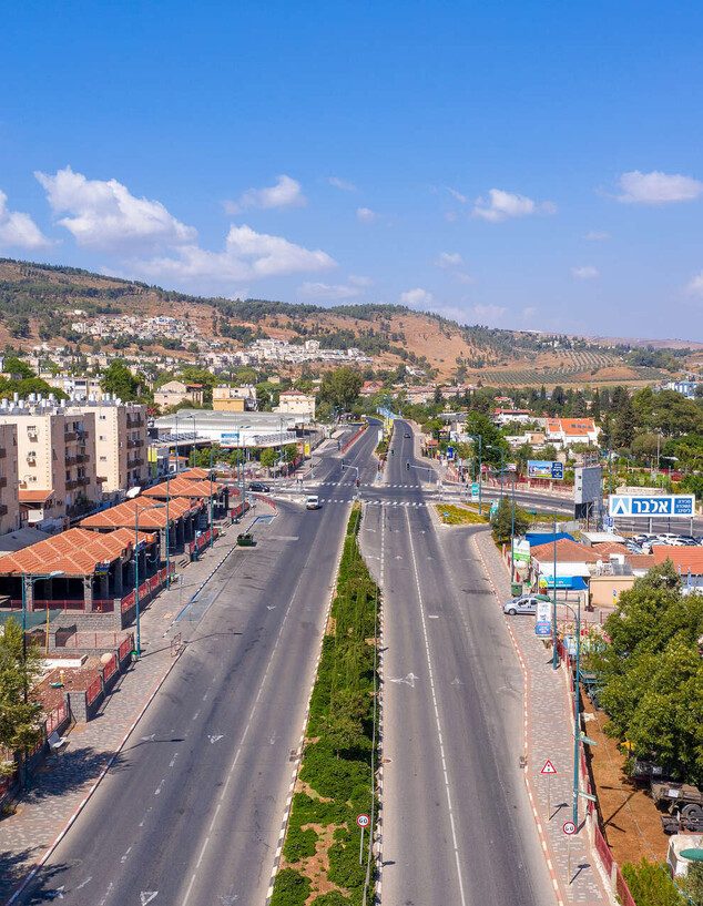 קרית שמונה נטושה (צילום: StockStudio Aerials, shutterstock)