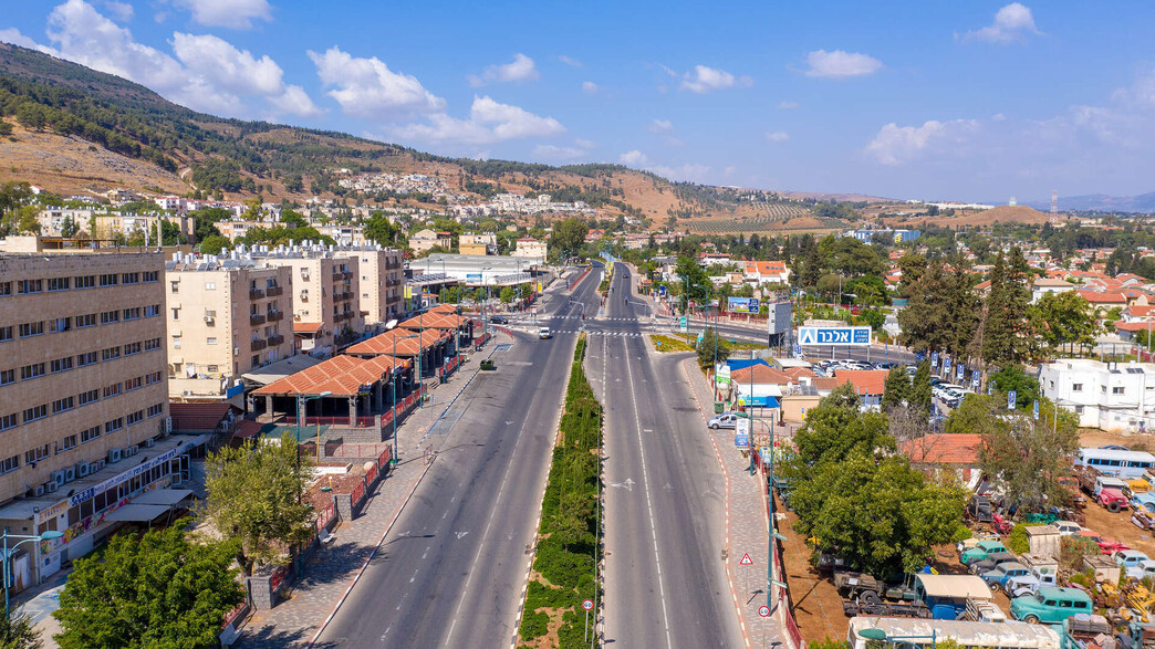 קרית שמונה נטושה (צילום: StockStudio Aerials, shutterstock)