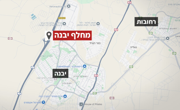 מחלף יבנה  (צילום: googel map)