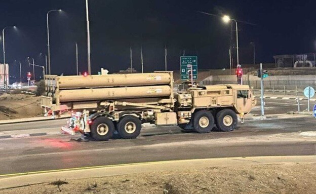 סוללת ההגה האווירית האמריקנית THAAD בישראל (צילום: לפי סעיף 27א' לחוק זכויות יוצרים)